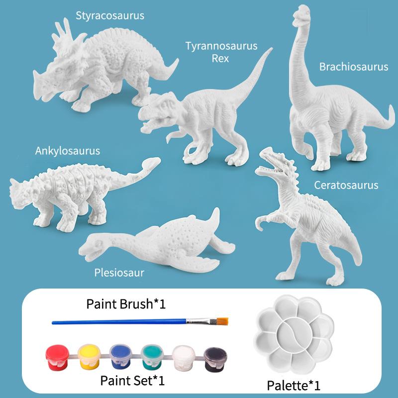 1 Set Children S Educational Handmade Painting Colorful Dinosaur Toys Diy Painted Graffiti Dinosaur White Embryo Animals Model Small style 6pcs a
1 Set Children S Educational Handmade Painting Colorful Dinosaur Toys Diy Painted Graffiti Dinosaur White Embryo Animals Model Small style 6pcs a