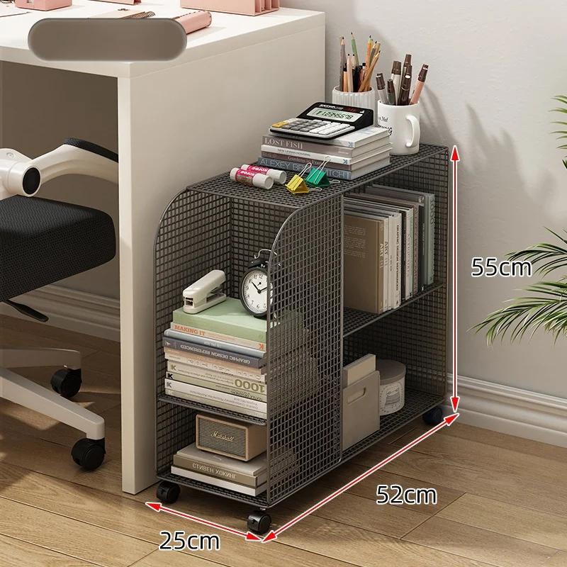 Metal Bookshelf Cart Mobile Bookcase Office Document Shelf Portable Picture Book Trolley Storage Rack Children Kidroom Organizer чёрный
Metal Bookshelf Cart Mobile Bookcase Office Document Shelf Portable Picture Book Trolley Storage Rack Children Kidroom Organizer чёрный