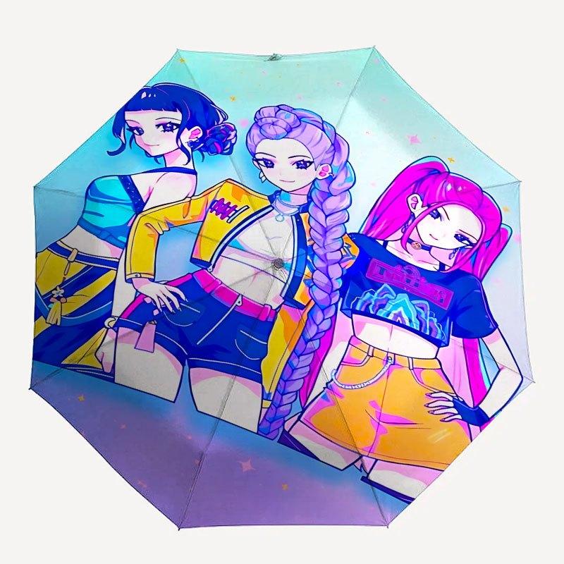 1 шт. K-POP hunter X Автоматический складной зонт с удобной трехскладной конструкцией, 8 металлических спиц - для использования на улице, в повседневной жизни, в путешествиях A47
1 шт. K-POP hunter X Автоматический складной зонт с удобной трехскладной конструкцией, 8 металлических спиц - для использования на улице, в повседневной жизни, в путешествиях A47