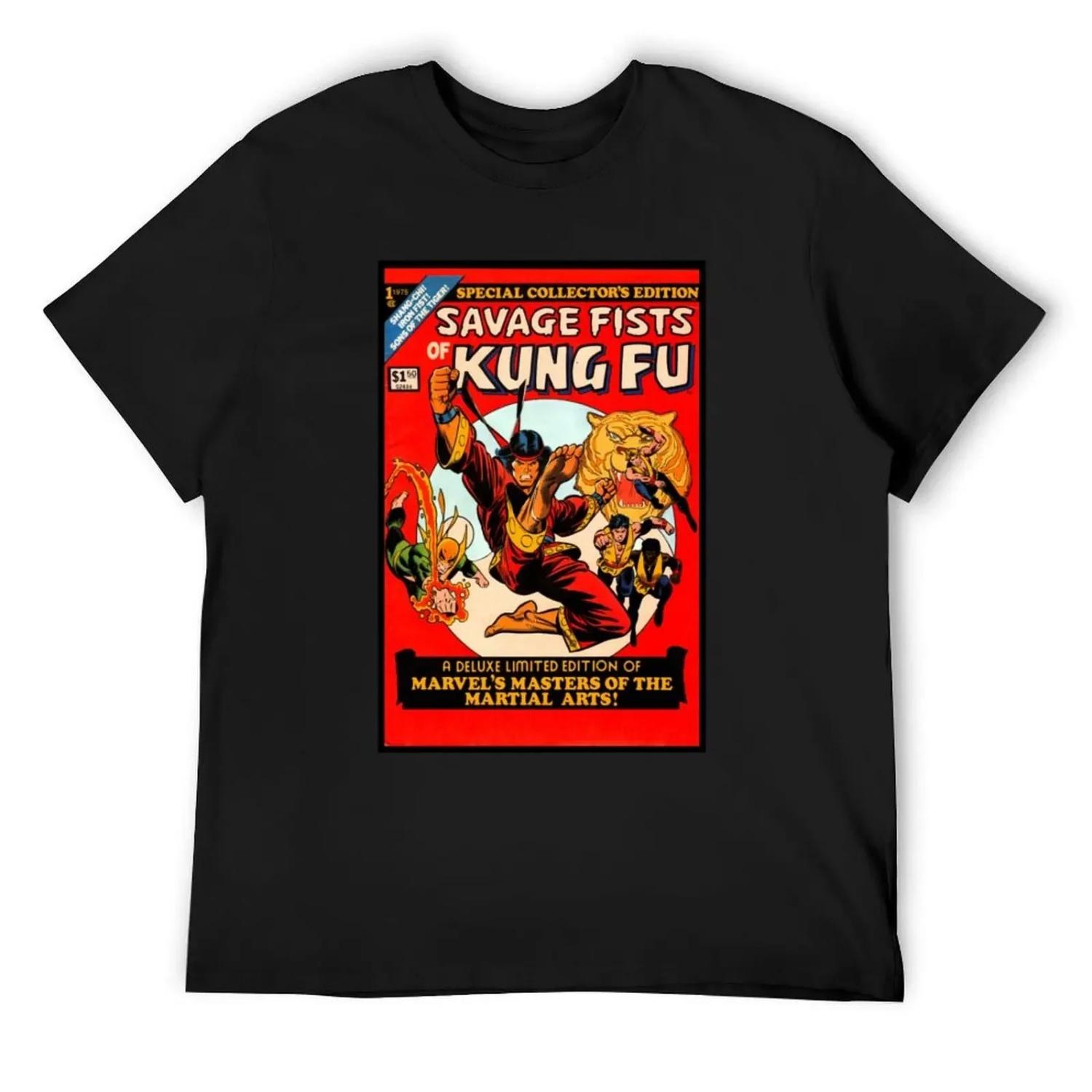Comic No 1 First Edition - Savage Fists of Kung Fu T-Shirt Aesthetic clothing blacks for a boy plain white t shirts men XXXXXL чорний
Comic No 1 First Edition - Savage Fists of Kung Fu T-Shirt Aesthetic clothing blacks for a boy plain white t shirts men XXXXXL чорний