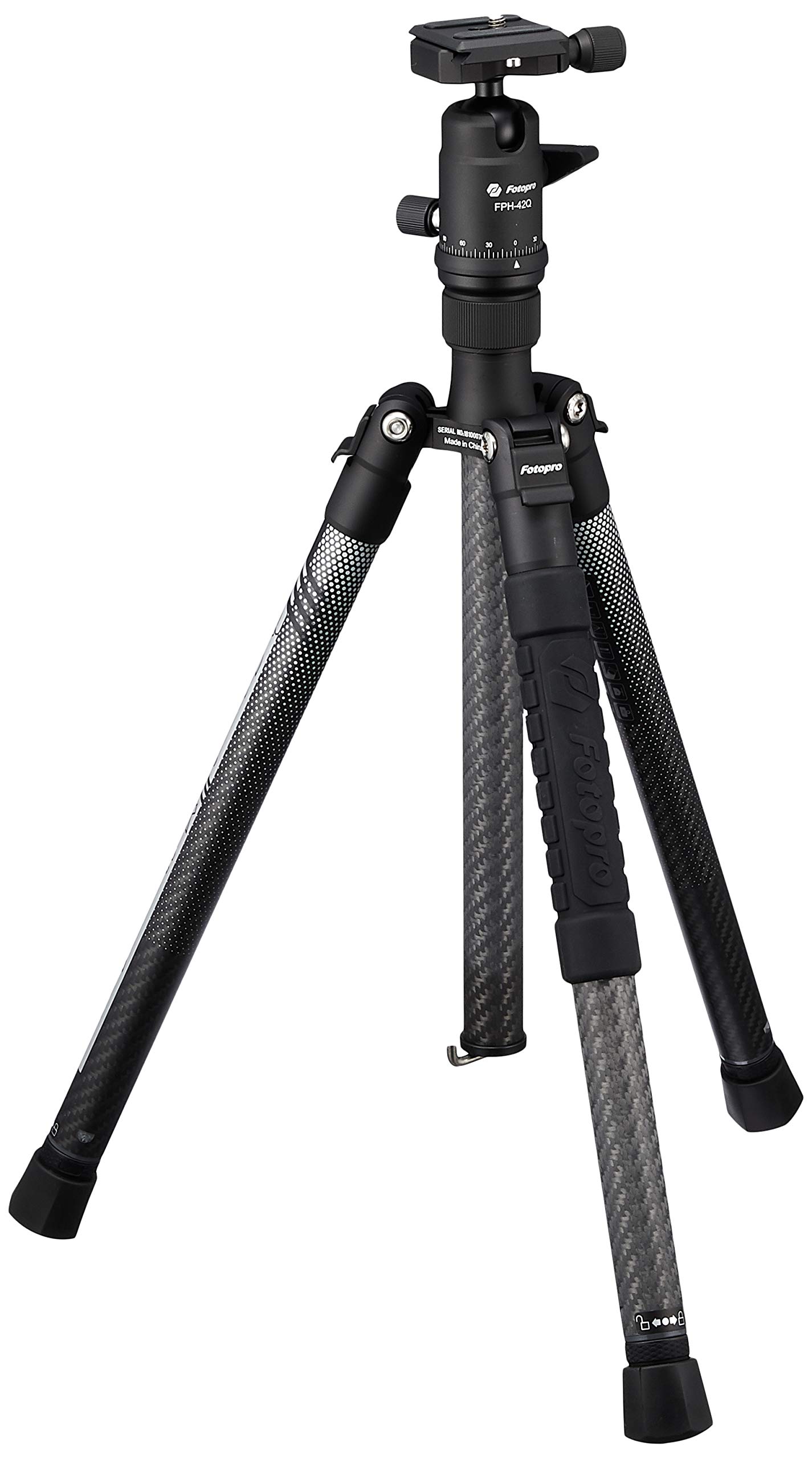 Fotopro Carbon Tripod MATT BK N 22mm Compact Lightweight Travel Ball Head Matte Black 817730 X-Aircross1 4-Stage
Fotopro Carbon Tripod MATT BK N 22mm Compact Lightweight Travel Ball Head Matte Black 817730 X-Aircross1 4-Stage