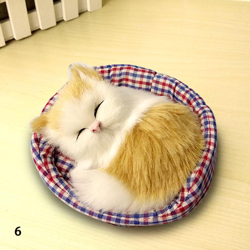 Мини спящие кошки на подушке, имитация звука, кукла-кошка, украшения, плюшевые кошки из ткани для детей, автомобиль, домашний декор, подарки на день рождения
Мини спящие кошки на подушке, имитация звука, кукла-кошка, украшения, плюшевые кошки из ткани для детей, автомобиль, домашний декор, подарки на день рождения