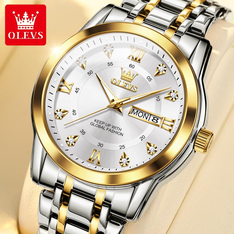 Часы OLEVS Кварцевые часы Деловые светящиеся в темноте деловые часы с двойным календарем Детские часы Мужские часы
Часы OLEVS Кварцевые часы Деловые светящиеся в темноте деловые часы с двойным календарем Детские часы Мужские часы