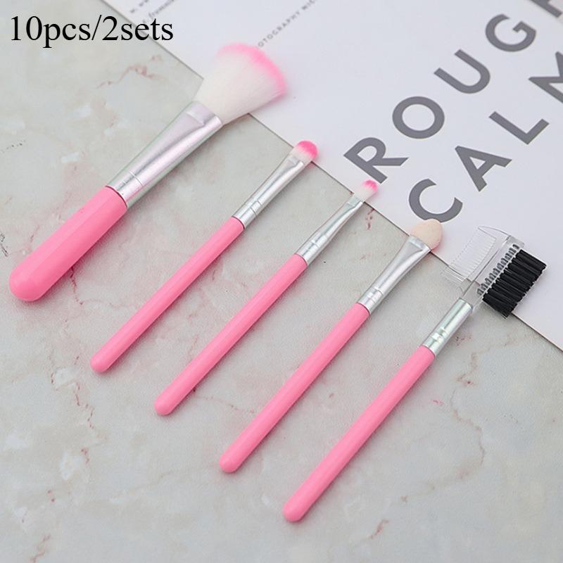 10pcs 2 Sets Eye Shadow Foundation Blusher Eyebrow Eyeliner Eyelash Lip Brush Makeup Cosmetic Tools
10pcs 2 Sets Eye Shadow Foundation Blusher Eyebrow Eyeliner Eyelash Lip Brush Makeup Cosmetic Tools