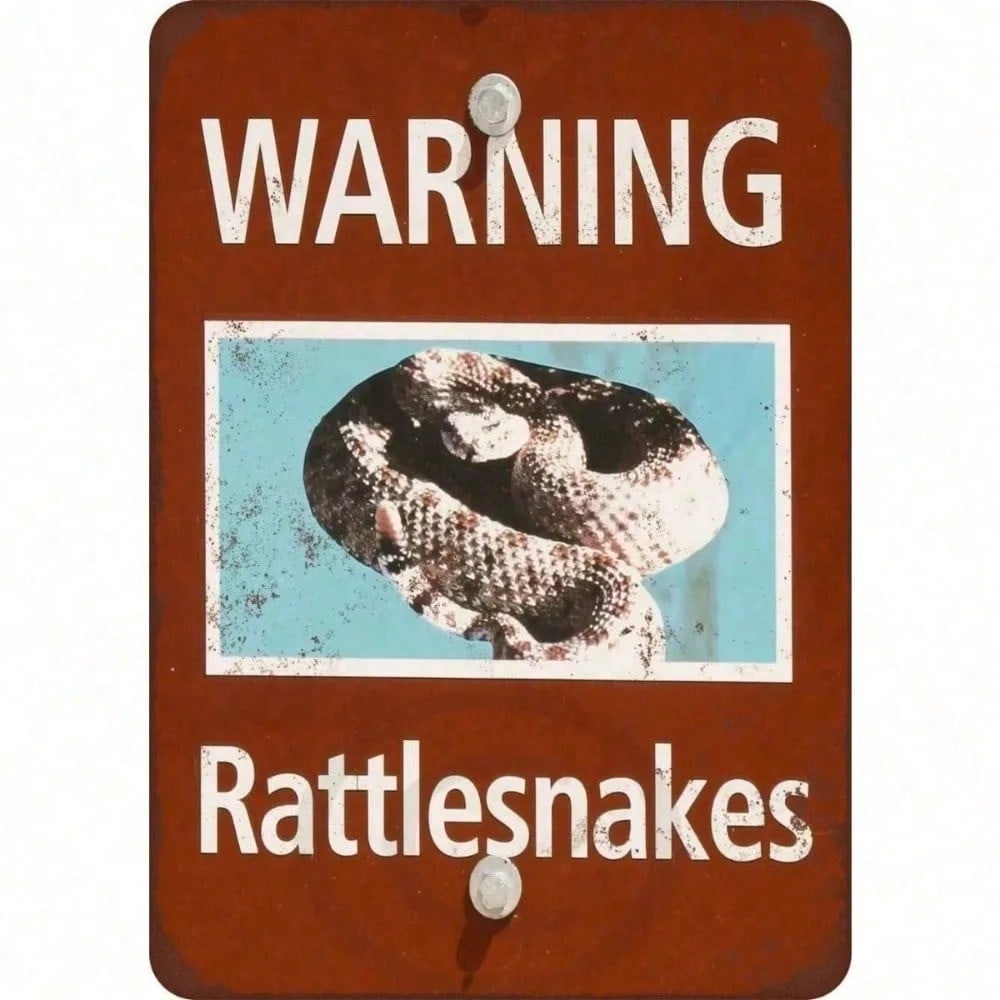 Vintage Warning Metal Tin Sign Rattlesnake Bar Garage Wall Art Home Decor різнокольоровий
Vintage Warning Metal Tin Sign Rattlesnake Bar Garage Wall Art Home Decor різнокольоровий
