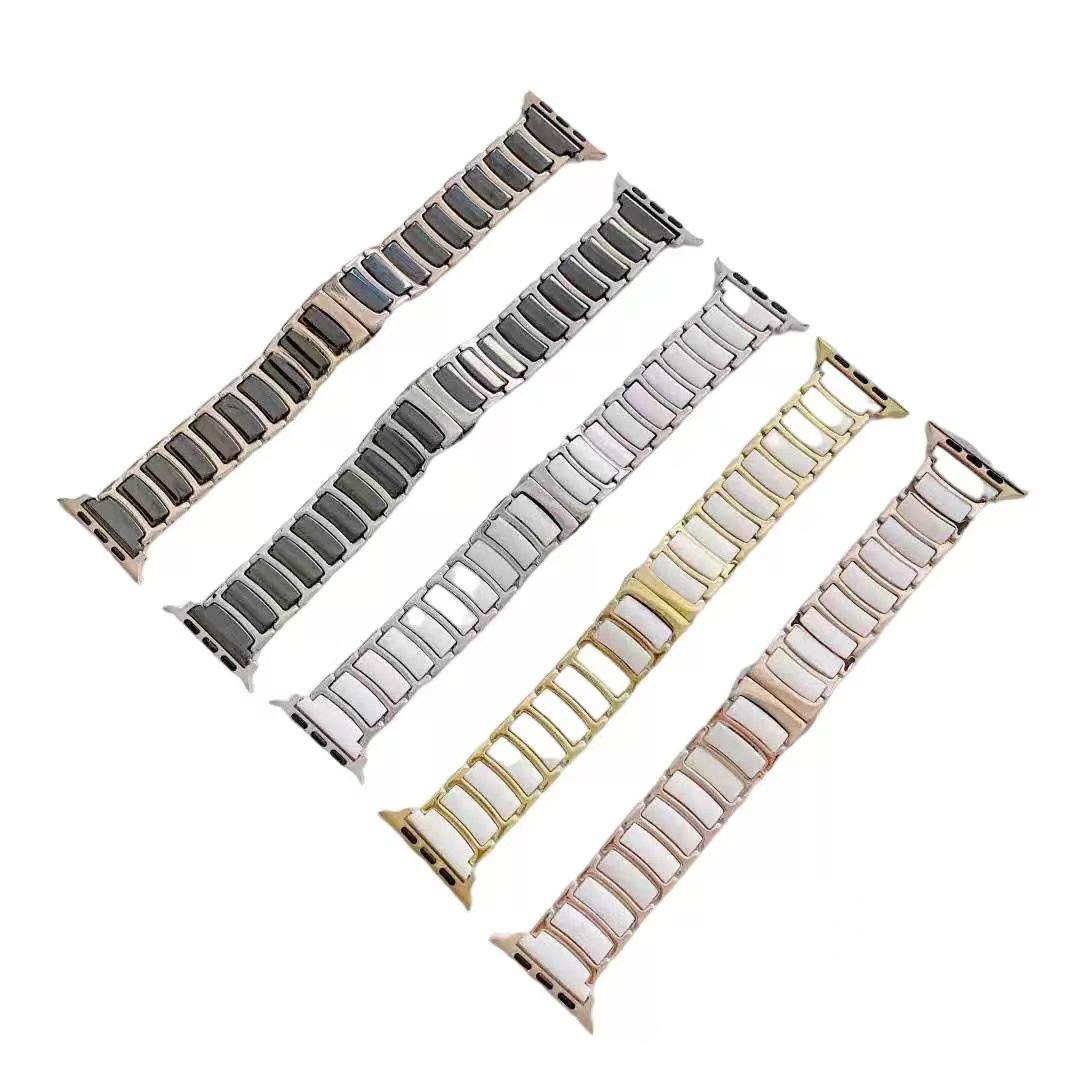 New Apple Watch Crescent Ceramic Steel Interlocking Strap for Apple Watch 10/9 20mm
New Apple Watch Crescent Ceramic Steel Interlocking Strap for Apple Watch 10/9 20mm