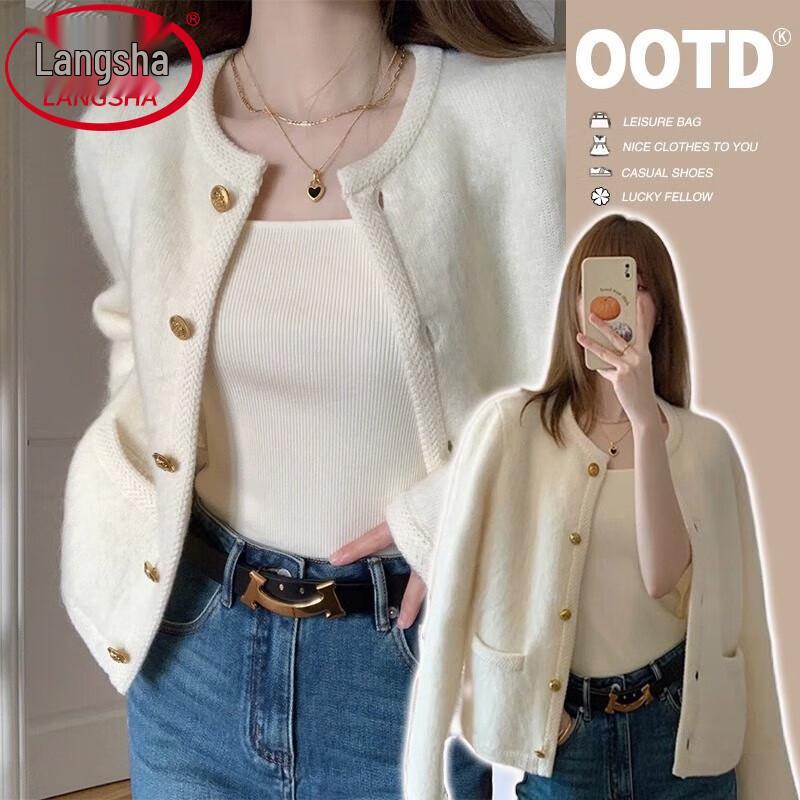 Women s Elegant Little Fragrance Style Short Cardigan One Size (80-140 jin)
Women s Elegant Little Fragrance Style Short Cardigan One Size (80-140 jin)