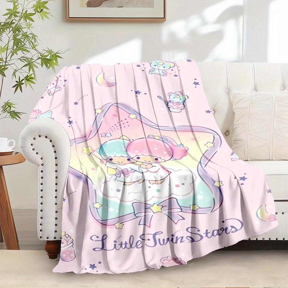 1pc Little Twin Stars Cute Cartoon Character Home Decor Blanket - Seasonal Universal Cozy Washable Gift, Suitable for All Ages, Suitable for 130x150cm
1pc Little Twin Stars Cute Cartoon Character Home Decor Blanket - Seasonal Universal Cozy Washable Gift, Suitable for All Ages, Suitable for 130x150cm