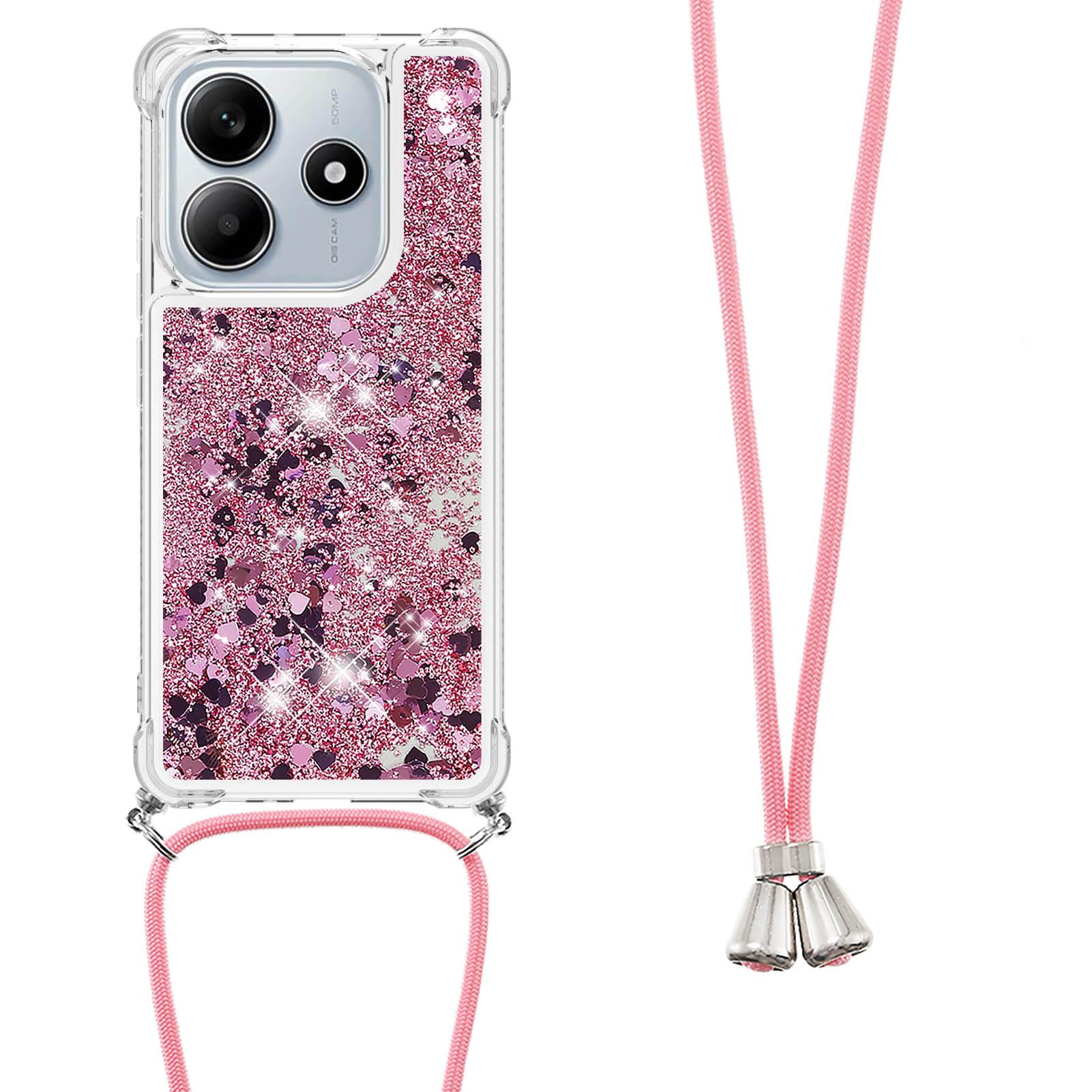 For Xiaomi Redmi Note 14 5G TPU Case Quicksand Design Phone Cover with Lanyard Silver/Hearts
For Xiaomi Redmi Note 14 5G TPU Case Quicksand Design Phone Cover with Lanyard Silver/Hearts
