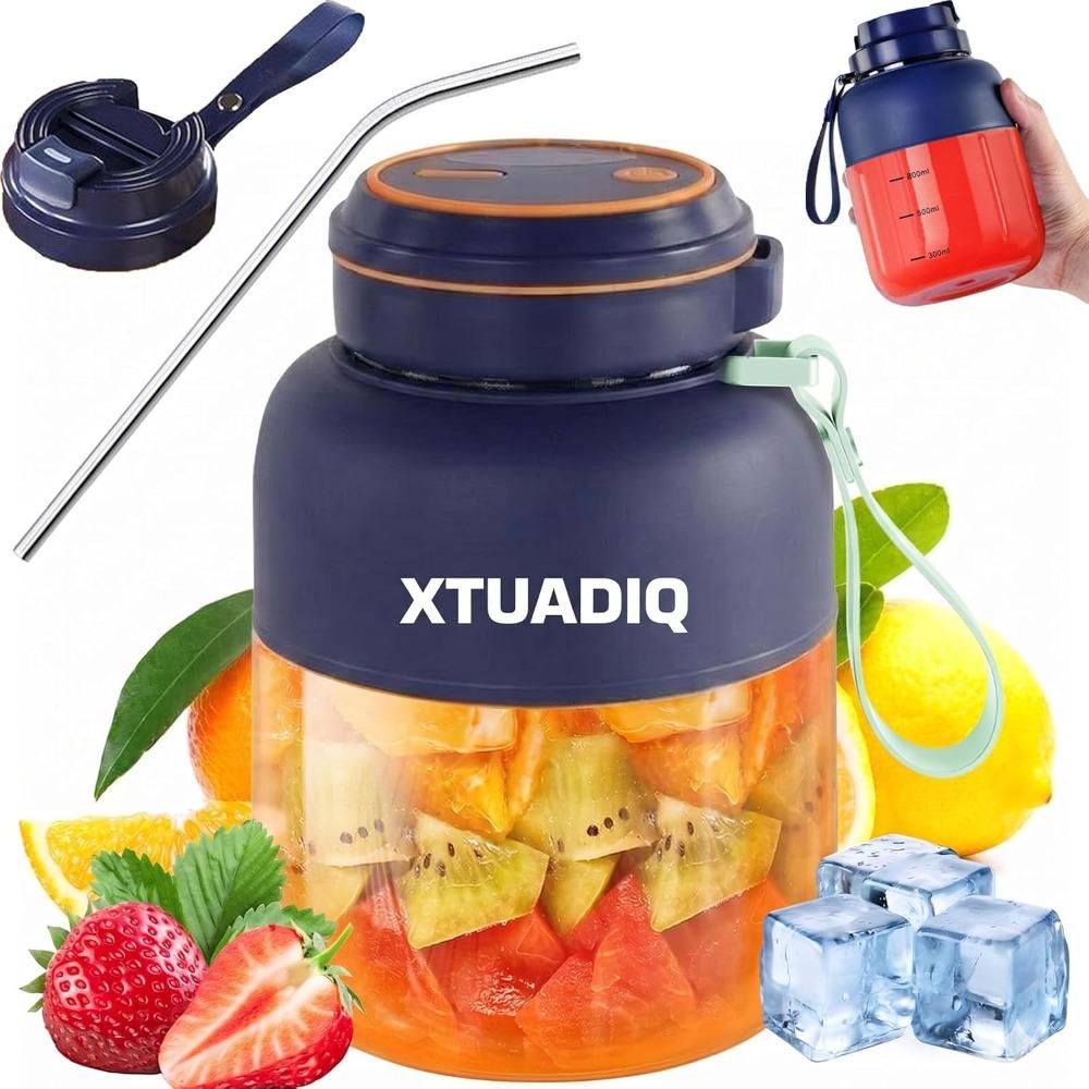 180W Wireless Juicer Cup,Portable Wireless Juicer Cup with Precise Measurement Lines, Rechargeable Personal Juice Mixer for Travel Office Gym 800ML синий
180W Wireless Juicer Cup,Portable Wireless Juicer Cup with Precise Measurement Lines, Rechargeable Personal Juice Mixer for Travel Office Gym 800ML синий