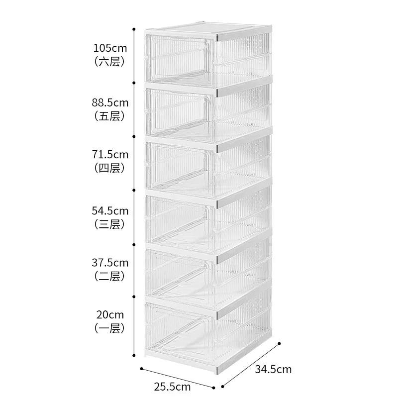 Foldable Shoe Rack Organizer Transparent Collapsible Home Sneaker Storage Stackable Shoes Cabinet For Closet
Foldable Shoe Rack Organizer Transparent Collapsible Home Sneaker Storage Stackable Shoes Cabinet For Closet