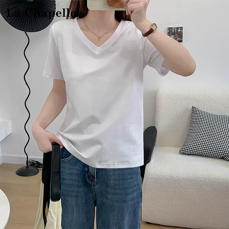La Chapelle Women s V-Neck Slimming Loose Fit T-Shirt XL
La Chapelle Women s V-Neck Slimming Loose Fit T-Shirt XL