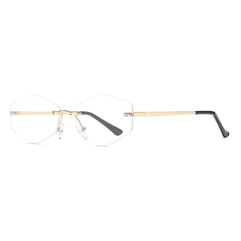 Fashionable Unisex Frameless Sunglasses With Gradient Lenses For Summer Outings Gold White
Fashionable Unisex Frameless Sunglasses With Gradient Lenses For Summer Outings Gold White
