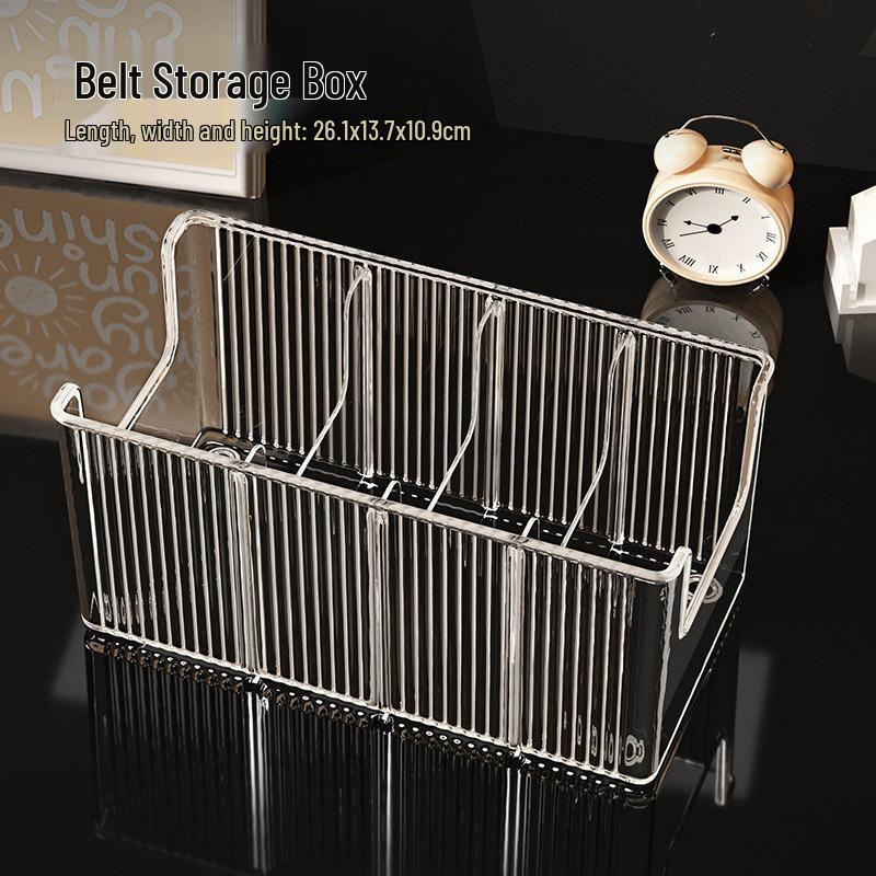 Men s Belt Display Rack: Acrylic Transparent Compartment for Belt Storage.
Men s Belt Display Rack: Acrylic Transparent Compartment for Belt Storage.
