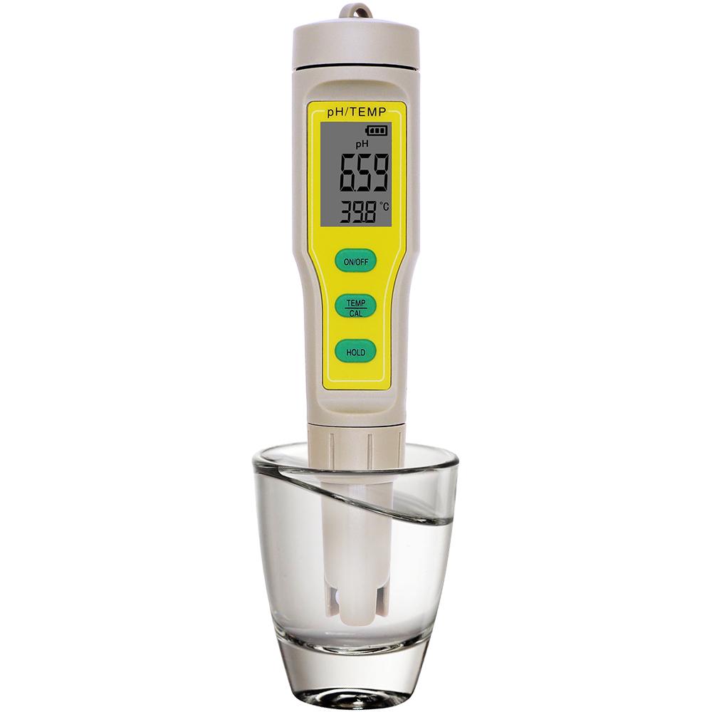 Высокоточный pH-метр 2 в 1, тестер качества воды, детектор температуры pH, водонепроницаемый измеритель кислотности ATC, ручка-тестер pH для аквариума и бассейна
Высокоточный pH-метр 2 в 1, тестер качества воды, детектор температуры pH, водонепроницаемый измеритель кислотности ATC, ручка-тестер pH для аквариума и бассейна