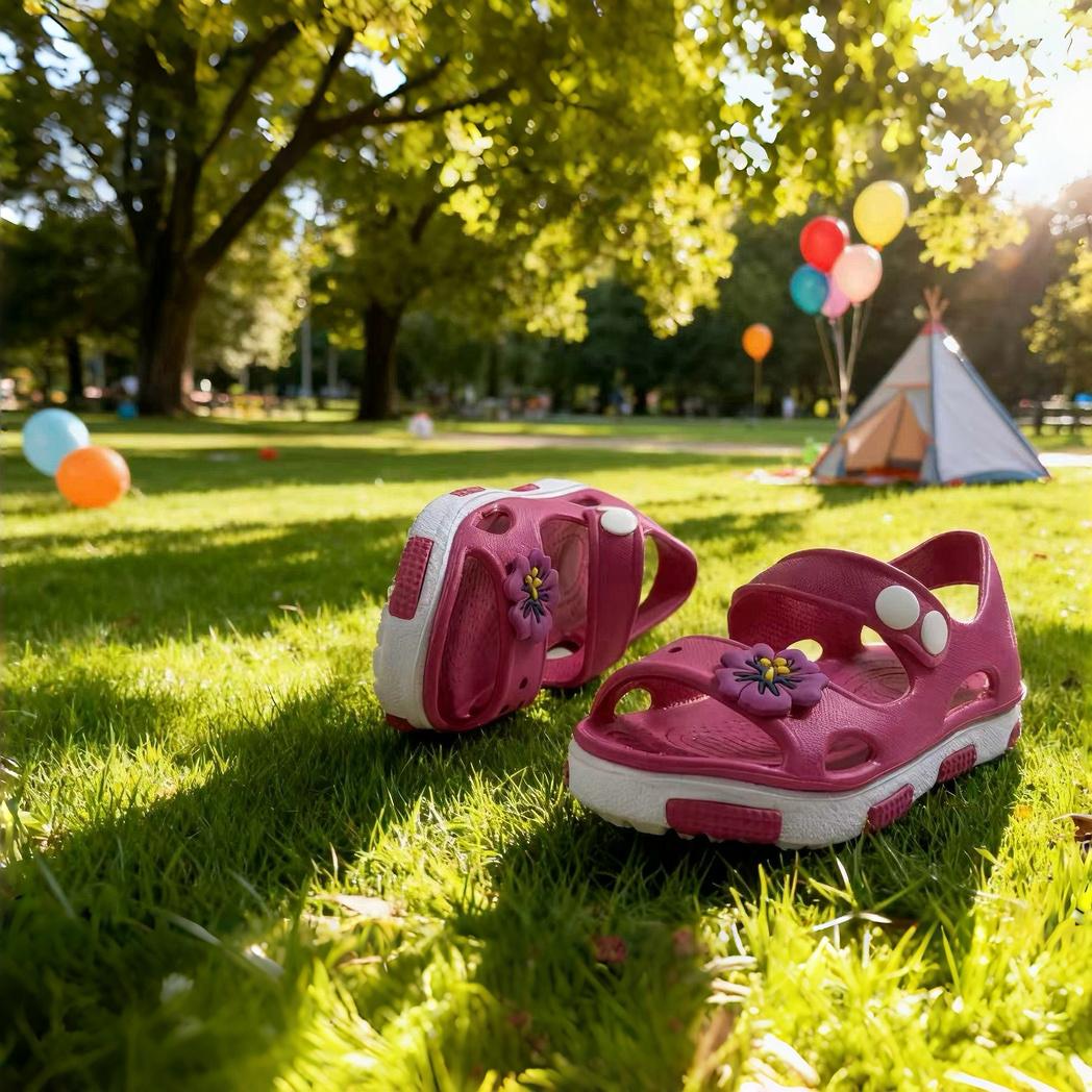 Girls Multi-Color Sandals with Flower Decor Velcro Strap Hollow Out Thick Sole Summer Outdoor Toddler Shoes 24
Girls Multi-Color Sandals with Flower Decor Velcro Strap Hollow Out Thick Sole Summer Outdoor Toddler Shoes 24