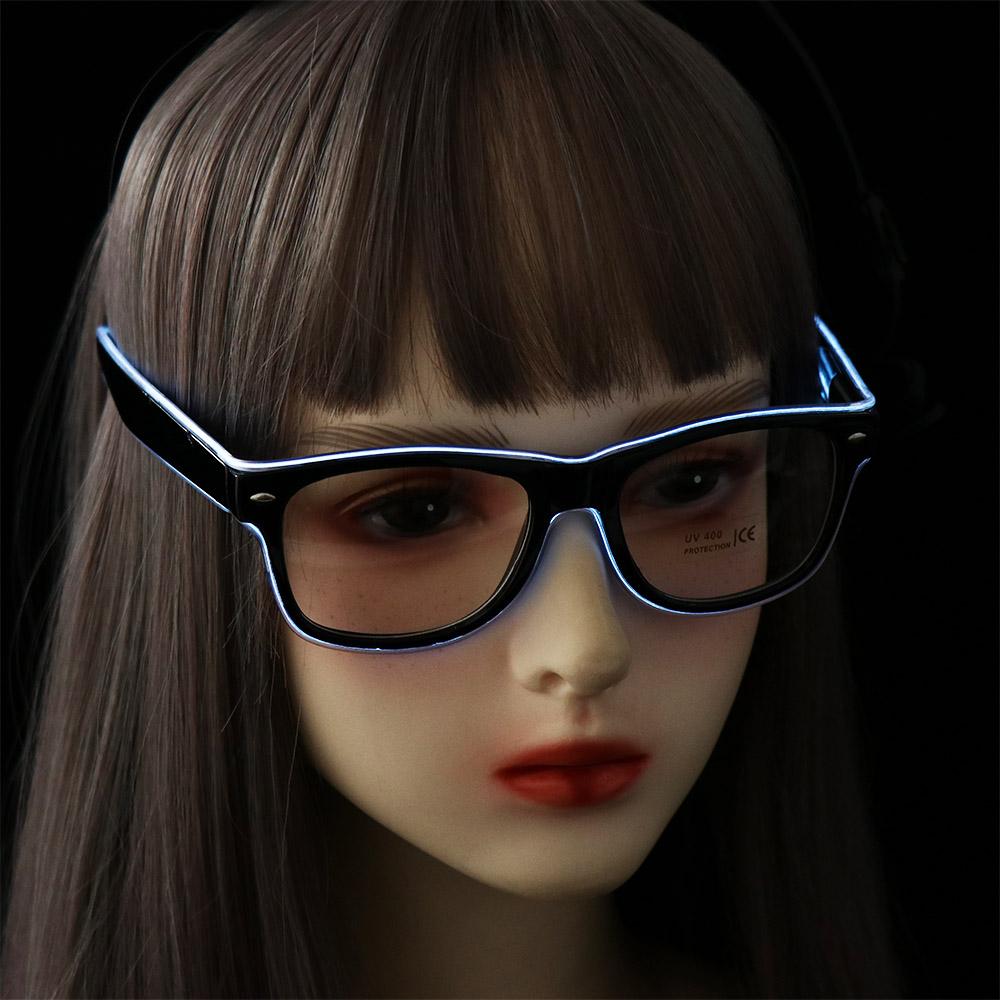 Glow Sunglasses Classic Party SunGlasses Luminous Glasses Led Glasses Flashing Glasses Neon Glasses Ice blue
Glow Sunglasses Classic Party SunGlasses Luminous Glasses Led Glasses Flashing Glasses Neon Glasses Ice blue