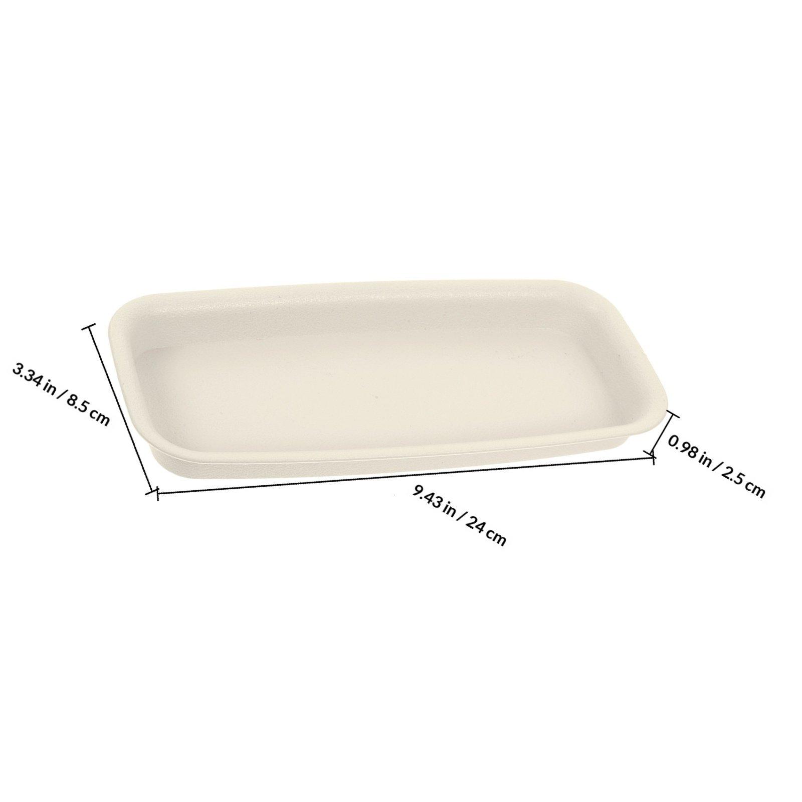 3Pcs Flowerpot Water Trays Leak-Resistant Plastic Gardening Flowerpot Bases Anti-Fade Rectangular Plant Pot Trays
3Pcs Flowerpot Water Trays Leak-Resistant Plastic Gardening Flowerpot Bases Anti-Fade Rectangular Plant Pot Trays
