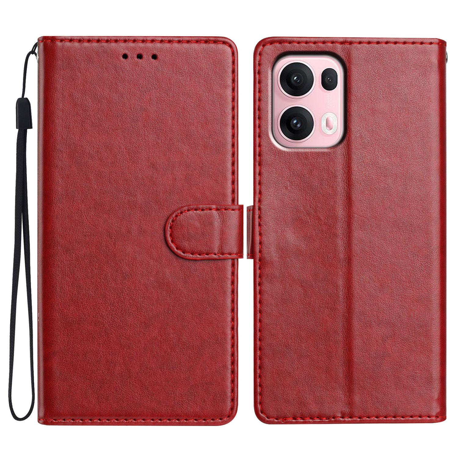 For Oppo Reno13 Pro 5G Leather Case Wallet Stand Phone Cover with Handy Strap Red
For Oppo Reno13 Pro 5G Leather Case Wallet Stand Phone Cover with Handy Strap Red