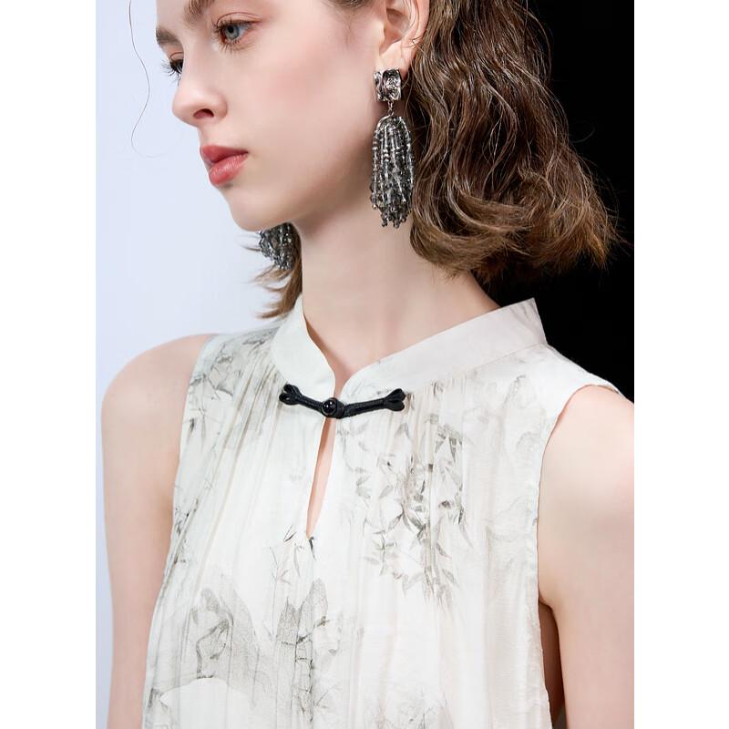 Sancai New Chinese Style Floral Halter A-Line Dress XL
Sancai New Chinese Style Floral Halter A-Line Dress XL