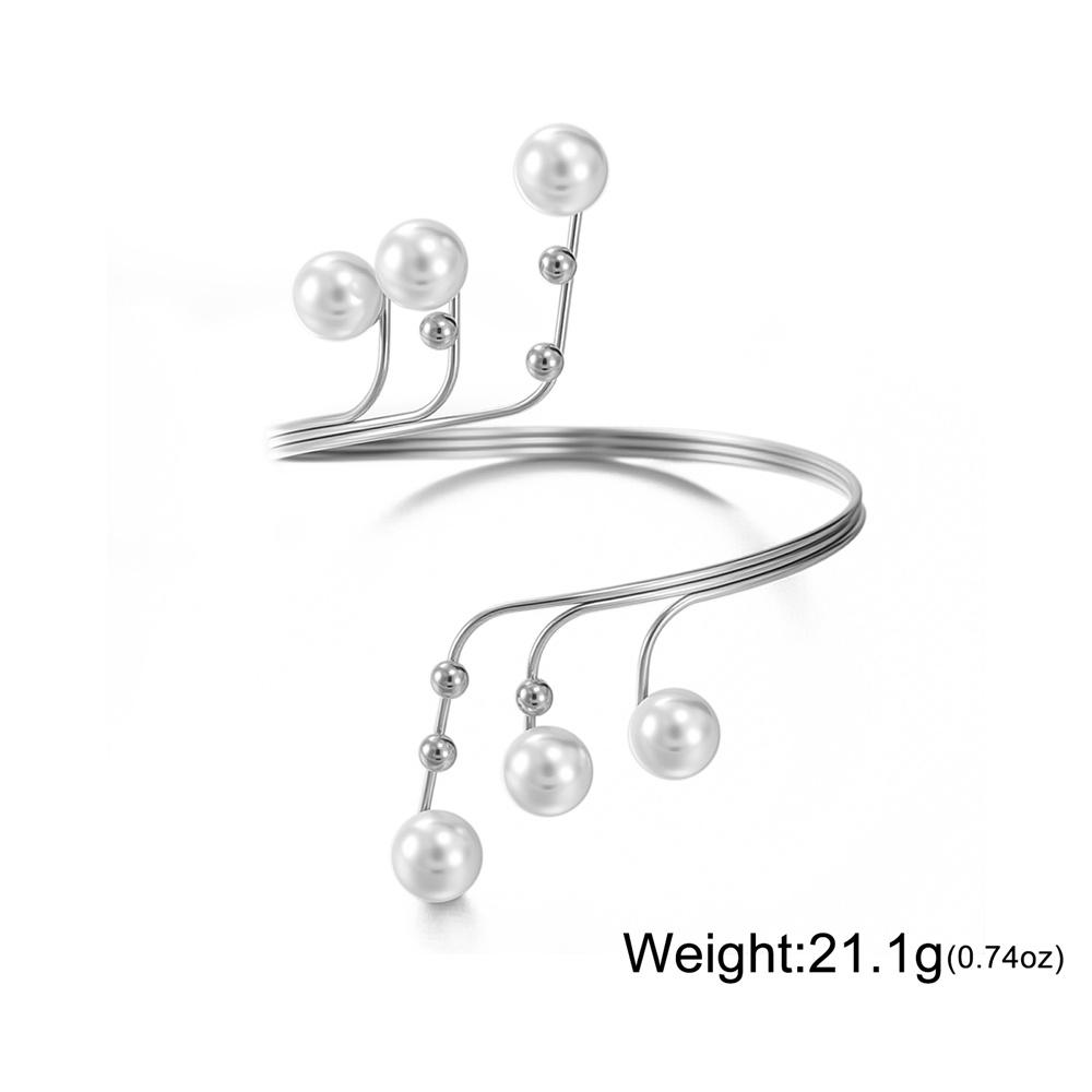 My Shape Elegant Arm Bangles Bohemian Bracelets Women Girls Gift Artificial Pearl Open Cuff Bangle Party Jewelry Stainless Steel
My Shape Elegant Arm Bangles Bohemian Bracelets Women Girls Gift Artificial Pearl Open Cuff Bangle Party Jewelry Stainless Steel