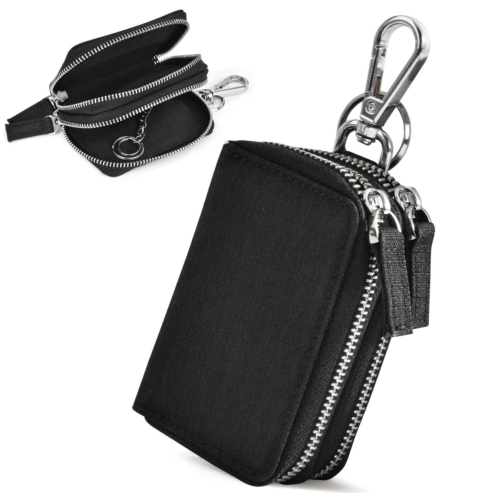 YooFa Smart Key Holds 2 Double Carabiner Double Key Key Smart Key Durable Key Cover Case, Keys, Pockets, Included, Zipper, Ring, Chain, Holder, Gift, чорний
YooFa Smart Key Holds 2 Double Carabiner Double Key Key Smart Key Durable Key Cover Case, Keys, Pockets, Included, Zipper, Ring, Chain, Holder, Gift, чорний