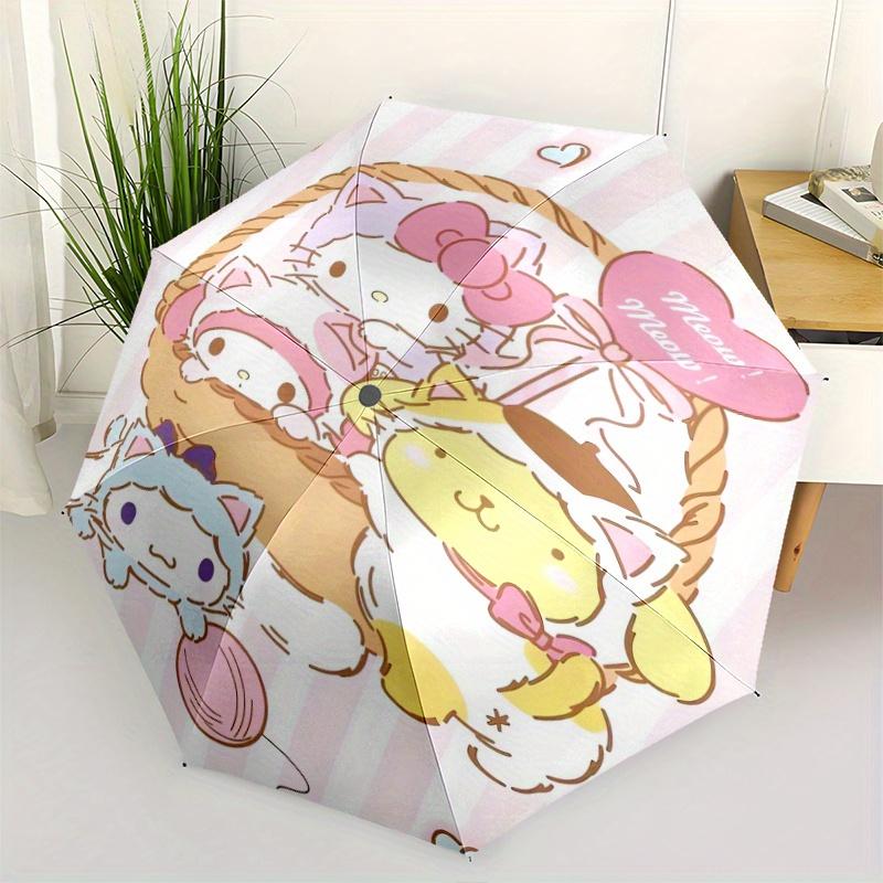 Hello Kitty in a Bamboo Basket Automatic Opening and Closing Umbrella, Lightweight 3-Fold, With Cute Cartoon Characters, Suitable for Home, Outdoor an
Hello Kitty in a Bamboo Basket Automatic Opening and Closing Umbrella, Lightweight 3-Fold, With Cute Cartoon Characters, Suitable for Home, Outdoor an
