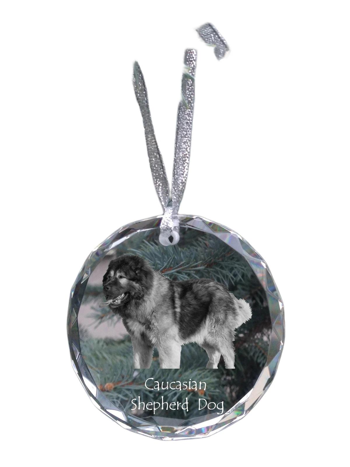 Caucasian Shepherd Dog, Caucasian Ovcharka - crystal bauble with a photo, dog photo in crystal, personalized Christmas tree ornament by Art-Dog brand прозорий
Caucasian Shepherd Dog, Caucasian Ovcharka - crystal bauble with a photo, dog photo in crystal, personalized Christmas tree ornament by Art-Dog brand прозорий