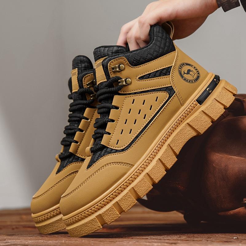 Leather Martin boots men s autumn and winter high-top tooling boots men s short boots medium-top rhubarb boots men s shoes 2024 new 44
Leather Martin boots men s autumn and winter high-top tooling boots men s short boots medium-top rhubarb boots men s shoes 2024 new 44
