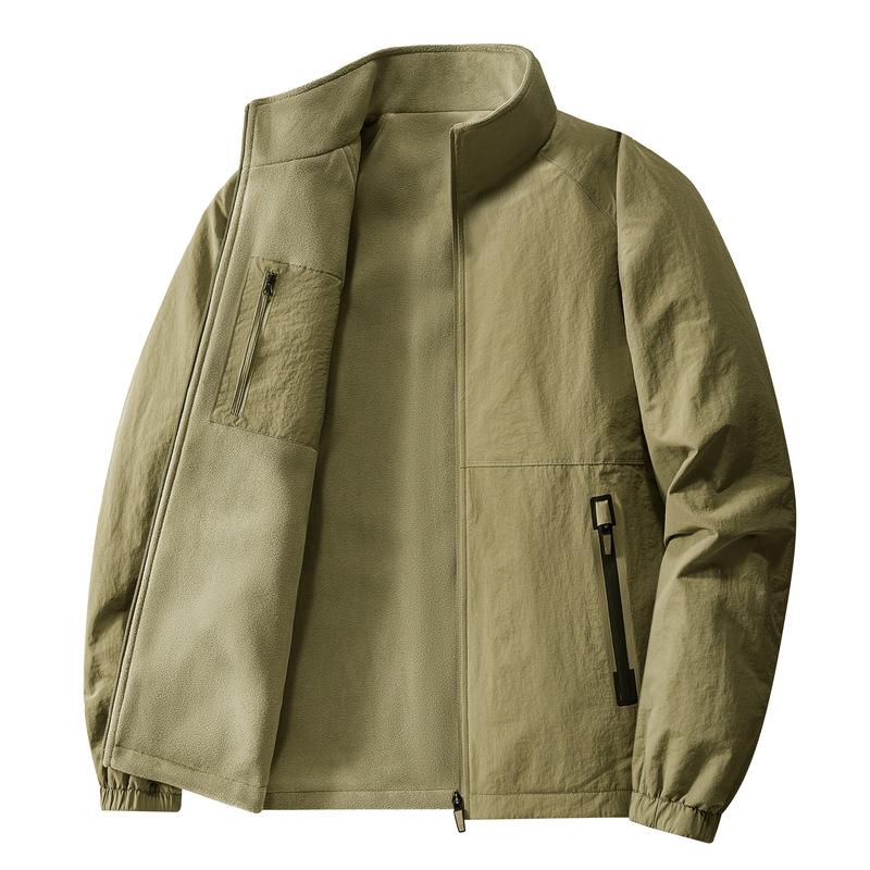 Reversible Men s Outdoor Velvet Stand Collar Windproof Jacket - Warm Autumn/Winter Style 2XL
Reversible Men s Outdoor Velvet Stand Collar Windproof Jacket - Warm Autumn/Winter Style 2XL