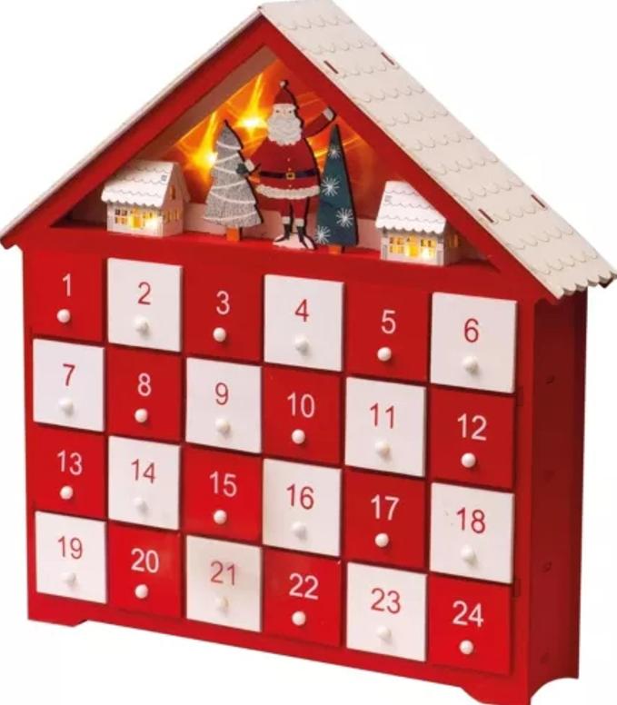 Durable Wooden Advent Calendar With Christmas Scene Lights Up Every Day Christmas Advent Calendar
Durable Wooden Advent Calendar With Christmas Scene Lights Up Every Day Christmas Advent Calendar