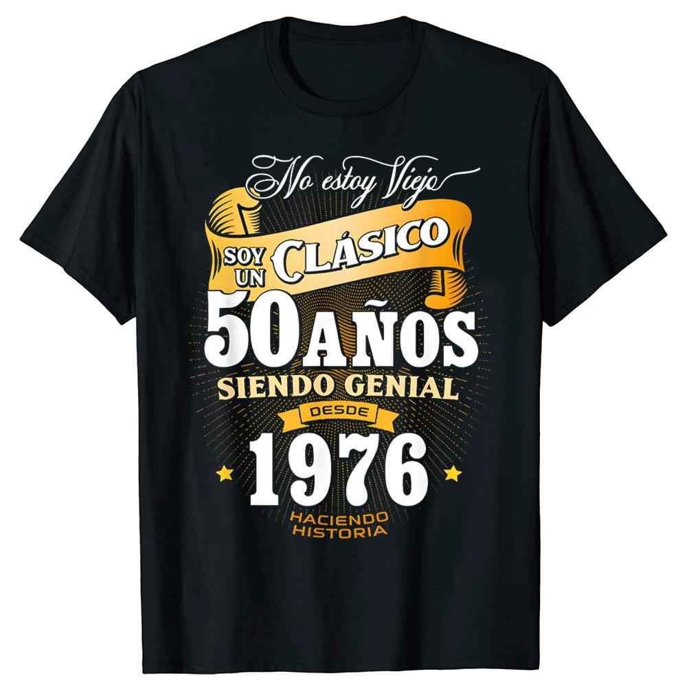 Vintage 50th Birthday Funny 1976 50 Spanish T-shirts Men Fashion Print Tshirt Loose Oversized Streetwear Hip Hop Unisex T Shi... S разноцветный
Vintage 50th Birthday Funny 1976 50 Spanish T-shirts Men Fashion Print Tshirt Loose Oversized Streetwear Hip Hop Unisex T Shi... S разноцветный