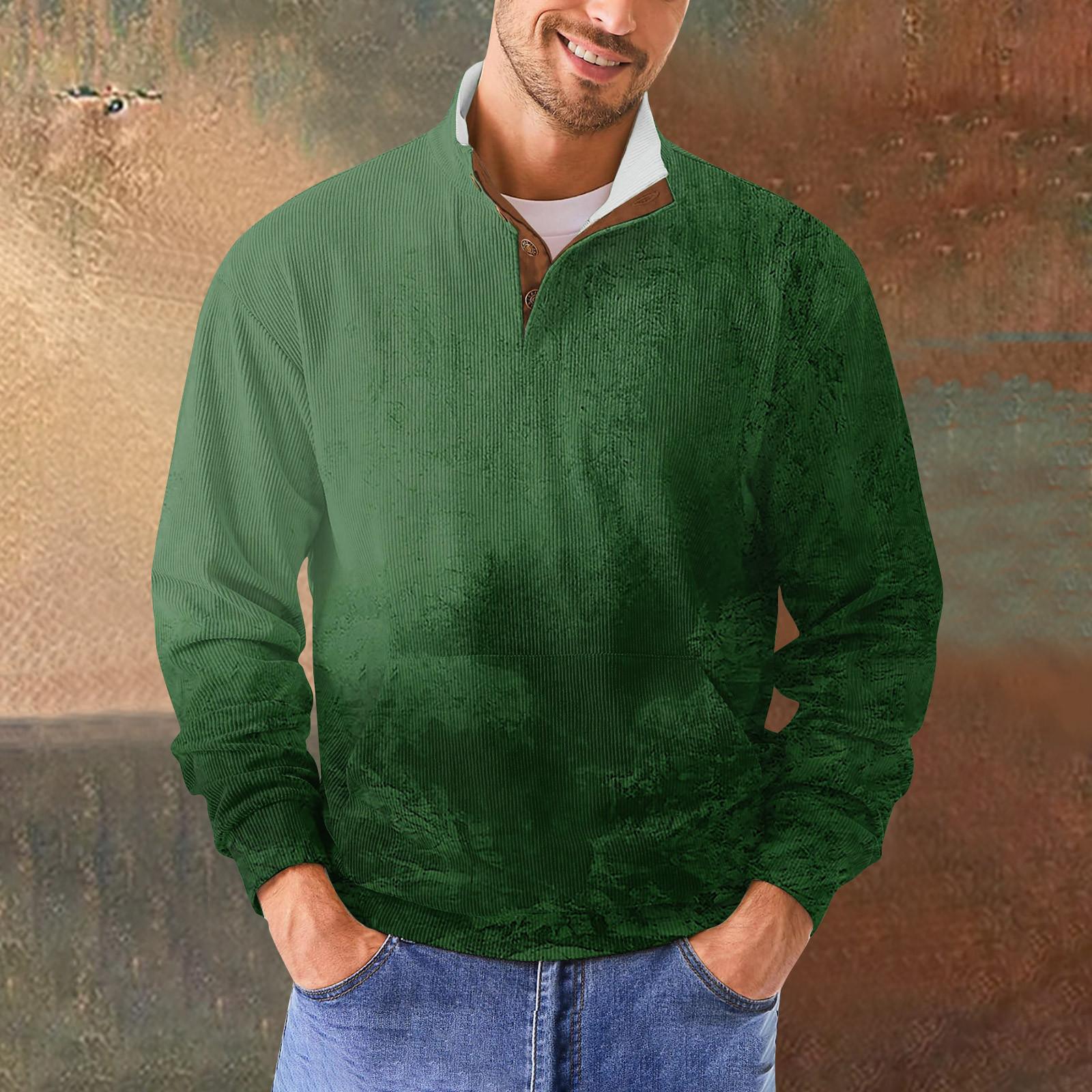 Мужская повседневная толстовка в стиле ретро с градиентным принтом XL зелёный
Мужская повседневная толстовка в стиле ретро с градиентным принтом XL зелёный