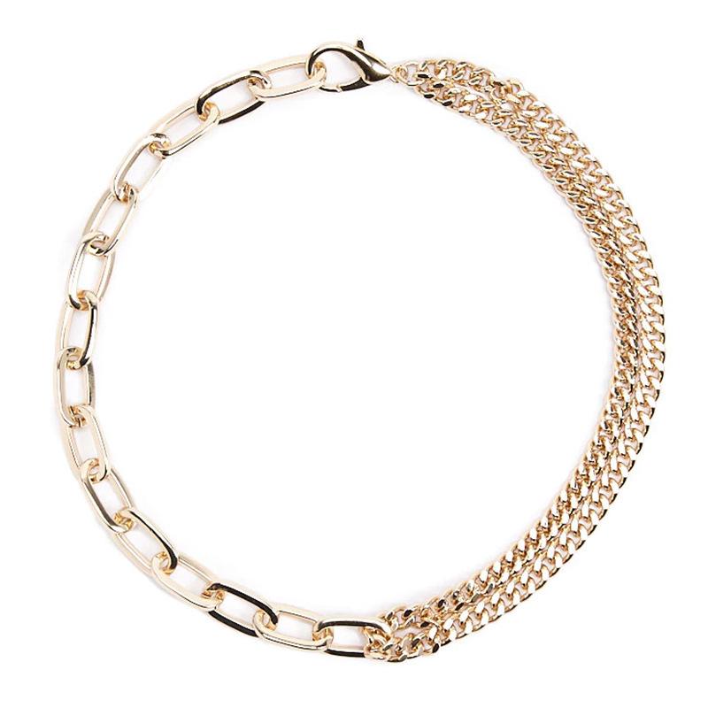 Fashion Versatile Metal Texture Double Neck Chain Ladies High Polished Short Necklace Clavicle Chain золотий
Fashion Versatile Metal Texture Double Neck Chain Ladies High Polished Short Necklace Clavicle Chain золотий