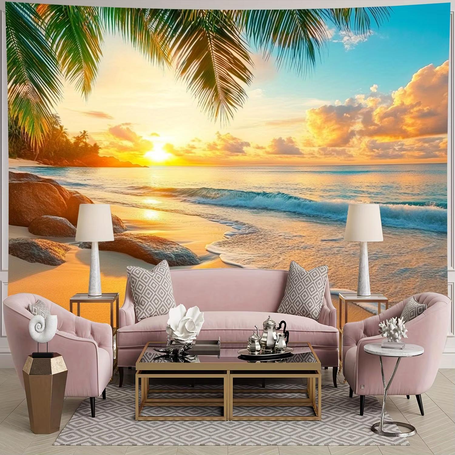 Tropical Paradise Sunset Wall Tapestry Wall Flags Aesthetic Tapestries Party Banner Bedroom Decor Headboard Background Cloth 74x94cm(29x37in)
Tropical Paradise Sunset Wall Tapestry Wall Flags Aesthetic Tapestries Party Banner Bedroom Decor Headboard Background Cloth 74x94cm(29x37in)