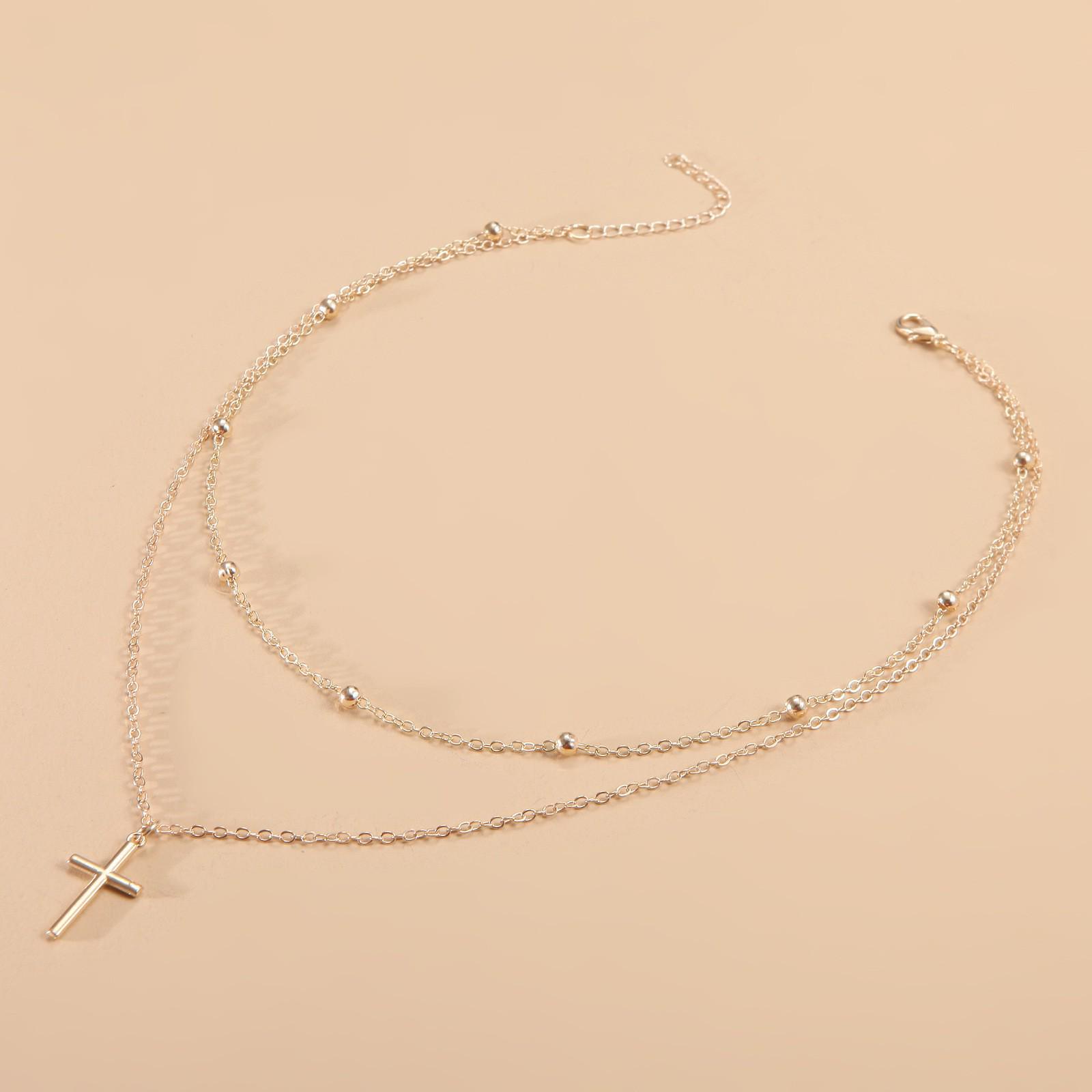 Women s Multi-layer Cross Pendant Alloy Necklace срібний
Women s Multi-layer Cross Pendant Alloy Necklace срібний
