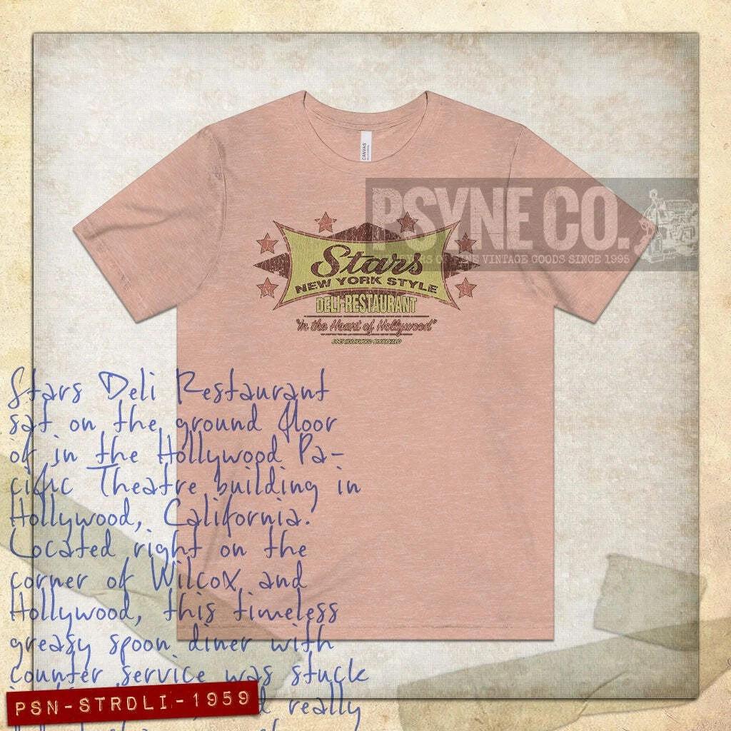 Stars Deli Restaurant 1959 Vintage Men s T shirt L
Stars Deli Restaurant 1959 Vintage Men s T shirt L