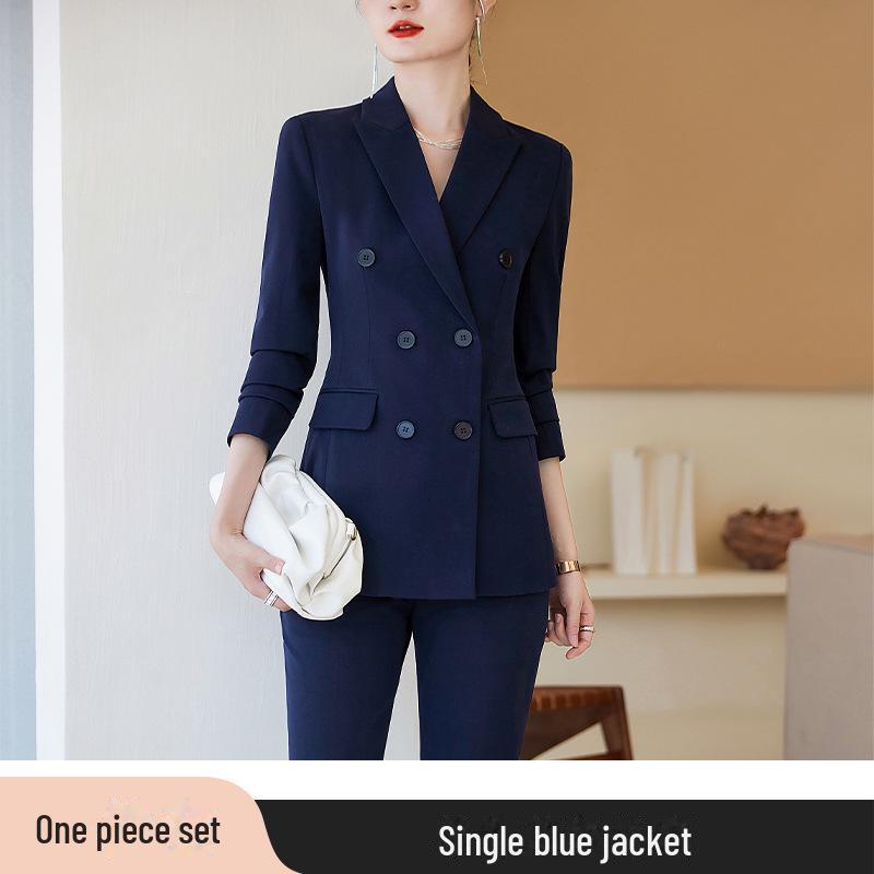 Женский двубортный пиджак темно-синего цвета - Коллекция Осень/Зима 2023 XL
Женский двубортный пиджак темно-синего цвета - Коллекция Осень/Зима 2023 XL