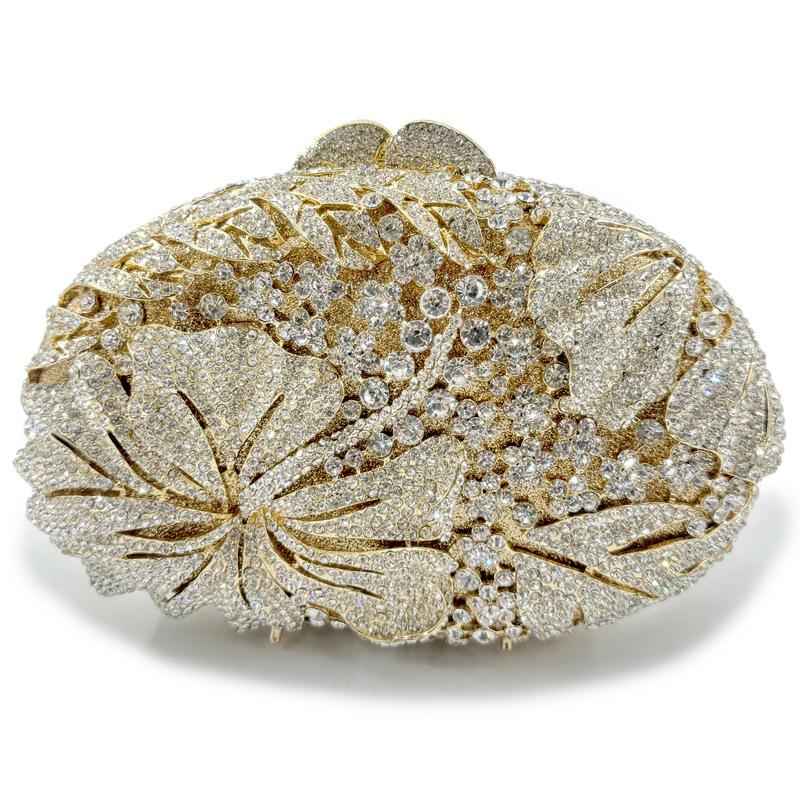 Handbag Diamond Dinner Bag Empty Metal Hard Box Flower Diamond Bag Handbag Women s Bag
Handbag Diamond Dinner Bag Empty Metal Hard Box Flower Diamond Bag Handbag Women s Bag