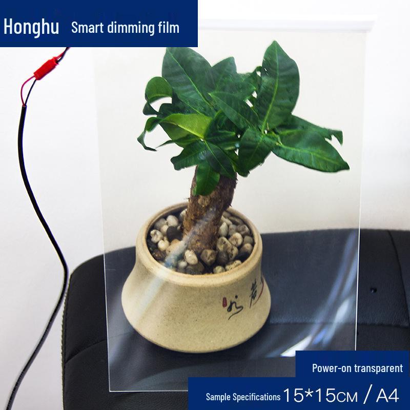 Bingyang Smart Electro-Controllable Dimming and Color-Changing Film A4 Sample with Power Supply
Bingyang Smart Electro-Controllable Dimming and Color-Changing Film A4 Sample with Power Supply