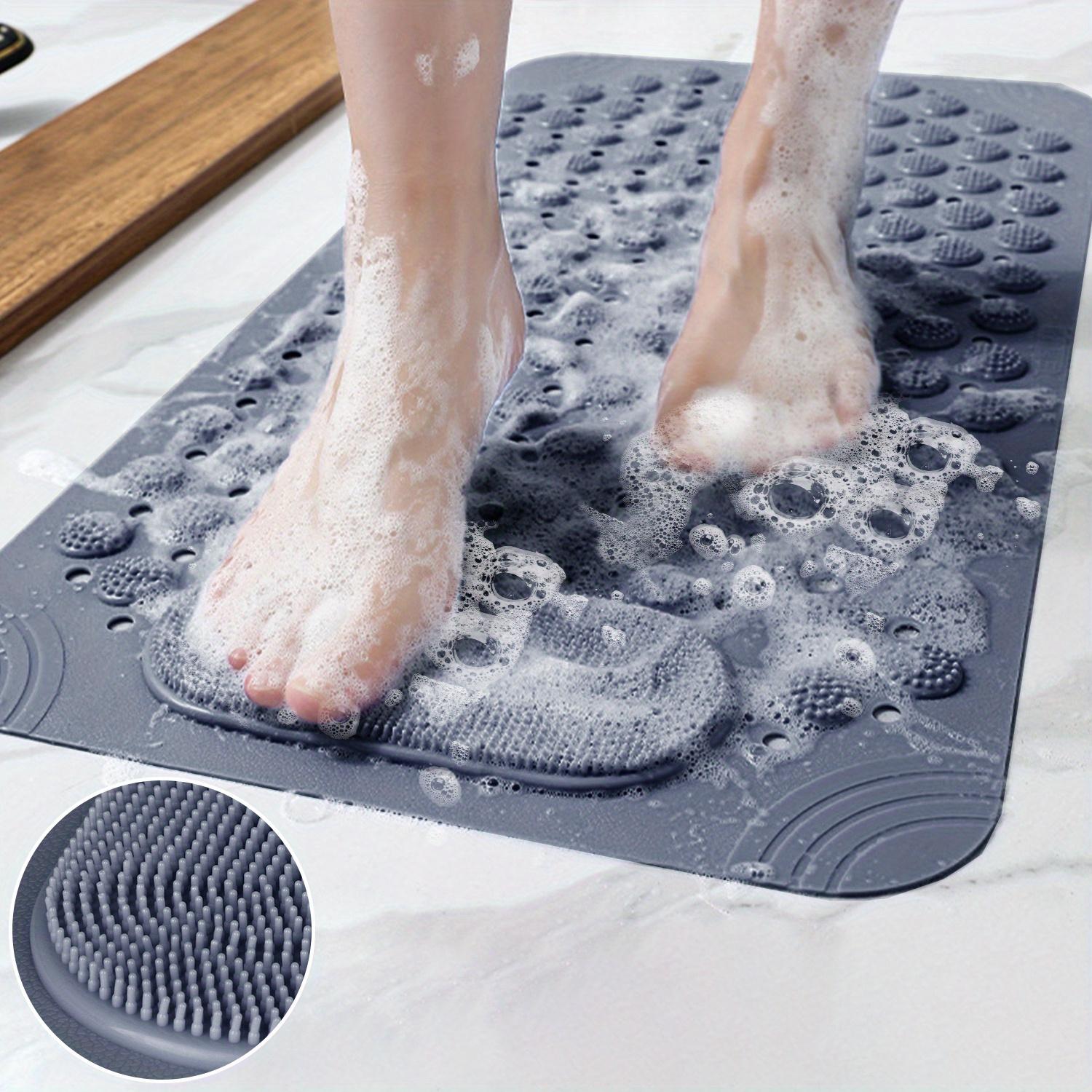 Non-Slip Shower Mat with Massage & Drainage. Secure Suction Cups. Essential Bath Rug for Home & Bathtub. темно-сірий
Non-Slip Shower Mat with Massage & Drainage. Secure Suction Cups. Essential Bath Rug for Home & Bathtub. темно-сірий