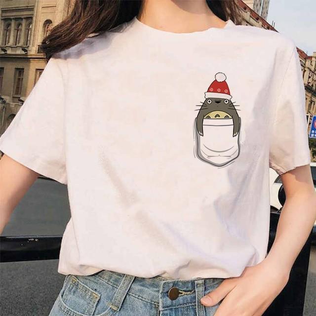 Totoro Spirit Away Футболка Миядзаки Хаяо Мультипликационная студия Ghibli Женщины Японское аниме Футболка Футболка Одежда Женское аниме
Totoro Spirit Away Футболка Миядзаки Хаяо Мультипликационная студия Ghibli Женщины Японское аниме Футболка Футболка Одежда Женское аниме