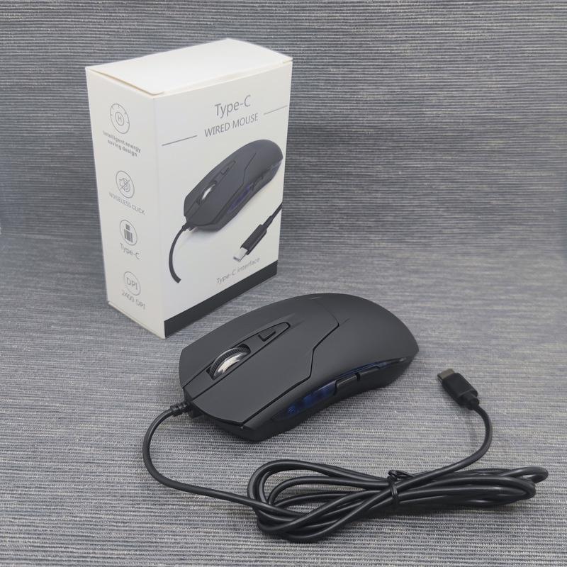 Ergonomic Wired USB-C Gaming Mouse чорний
Ergonomic Wired USB-C Gaming Mouse чорний