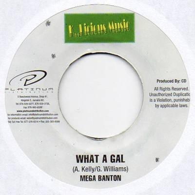 7inch Record MEGA BANTON - What A Gal NONE K..Licious Musi 1999 Jamaica Reggae, Ska & Dub Used
7inch Record MEGA BANTON - What A Gal NONE K..Licious Musi 1999 Jamaica Reggae, Ska & Dub Used
