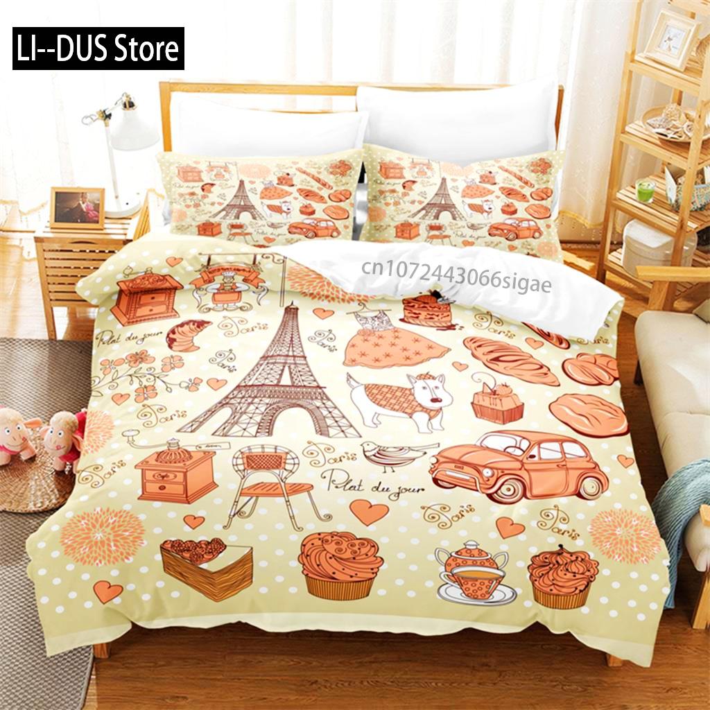 Love Paris Bedding Set Duvet Cover Set 3d Bedding Digital Printing Queen Size Bedding Set Fashion Design 135x200cm
Love Paris Bedding Set Duvet Cover Set 3d Bedding Digital Printing Queen Size Bedding Set Fashion Design 135x200cm