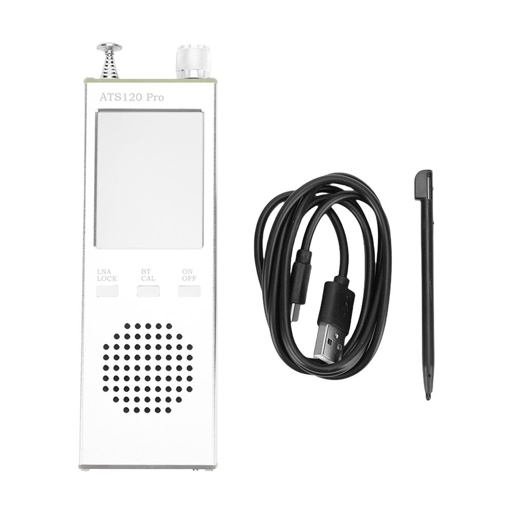 ATS120 Pro CW Cecoder SI4732 Вседиапазонный радиоприемник FM SSB SDR AM LSB USB Карманный радиоприемник 2,4-дюймовый сенсорный дисплей
ATS120 Pro CW Cecoder SI4732 Вседиапазонный радиоприемник FM SSB SDR AM LSB USB Карманный радиоприемник 2,4-дюймовый сенсорный дисплей
