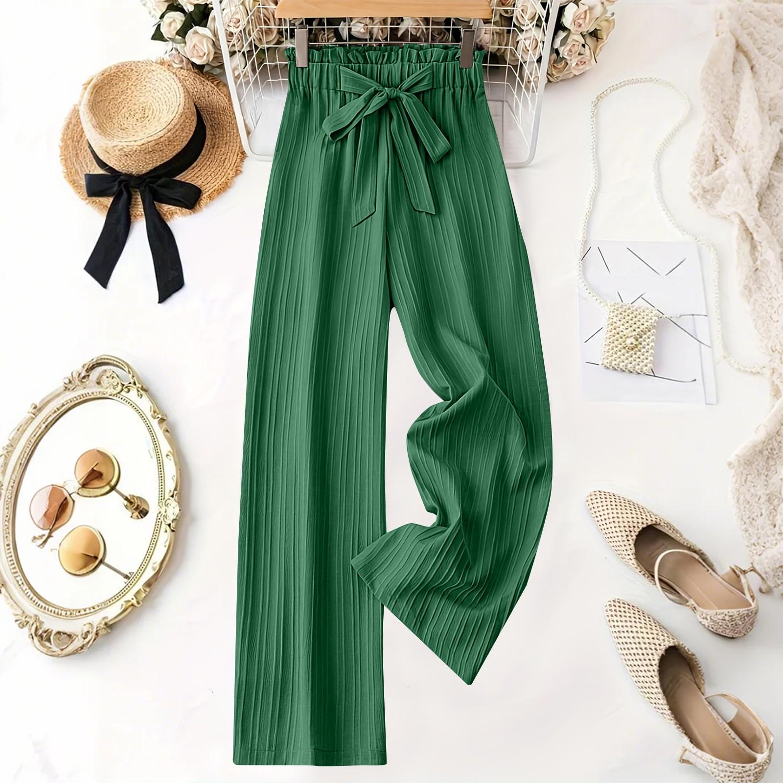 Women s Straight Pants Fashion Casual Pants Nine Point Harlan Pants S зелений
Women s Straight Pants Fashion Casual Pants Nine Point Harlan Pants S зелений