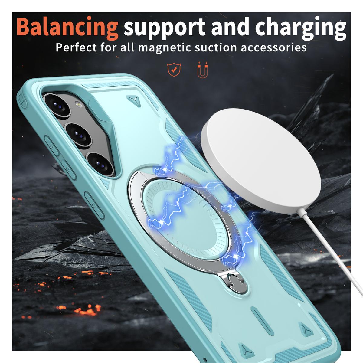 For Samsung Galaxy S23+ Case Compatible with MagSafe Military Protection PC+TPU Kickstand Phone Cover Black
For Samsung Galaxy S23+ Case Compatible with MagSafe Military Protection PC+TPU Kickstand Phone Cover Black