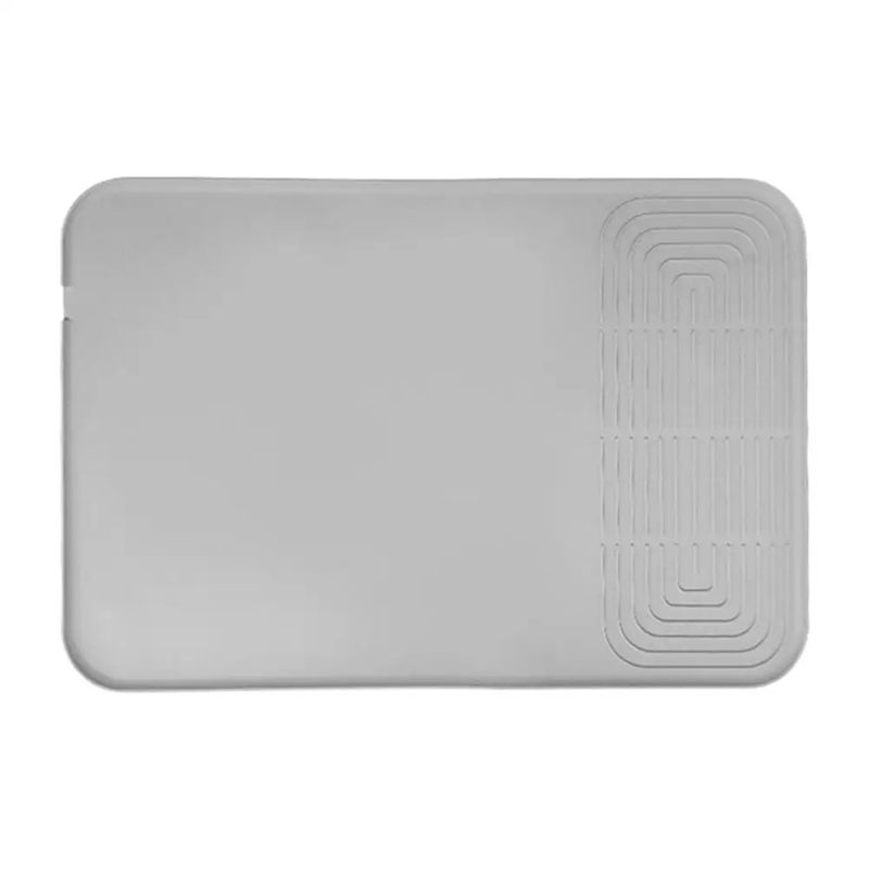 AEE4-Silicone Coffee Mat Silicone Anti-Slip Coffee Maker Mat 23.6 X 15.7 Inches Drainable Heatresistant Coffee Station Mat сірий
AEE4-Silicone Coffee Mat Silicone Anti-Slip Coffee Maker Mat 23.6 X 15.7 Inches Drainable Heatresistant Coffee Station Mat сірий