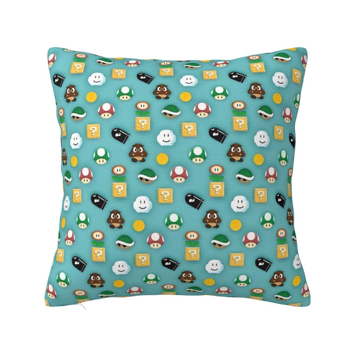 Marios Pillow Case Cushion Covers Customized Polyester Decor Throw Pillow Case Cover for Bed 18 x18 12x12Inch
Marios Pillow Case Cushion Covers Customized Polyester Decor Throw Pillow Case Cover for Bed 18 x18 12x12Inch